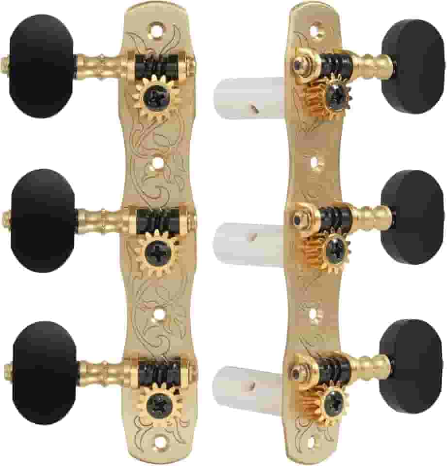 Gotoh Afinadores de violão clássicos, com botões ébano