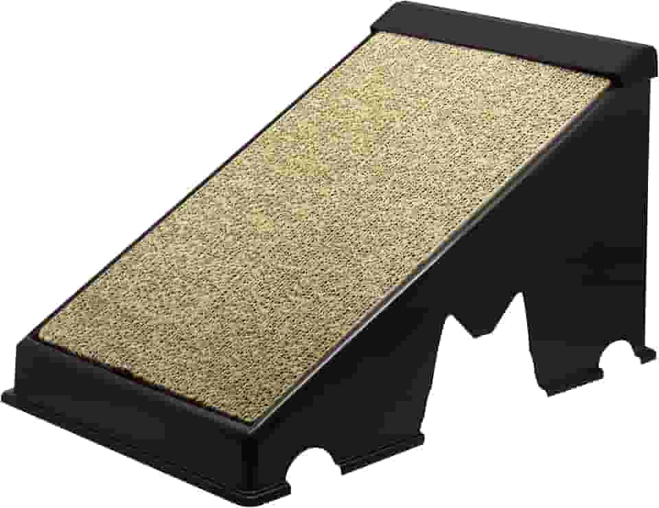 Arranhandor para Gatos em Papelão com Rampa Plástica Furacão Pet, Preto