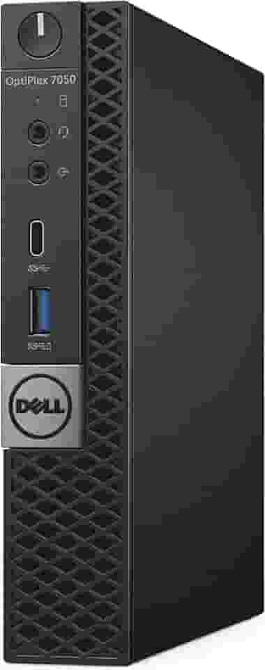 Dell Micro computador desktop OptiPlex 7050, Intel Core i7-7700T, 8GB DDR4, 256GB Solid State Drive, Windows 10 Pro (T6H1F)