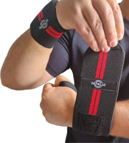 PAR Protetor De Punho Treino Funcional Profissional Articulação Cross Training kit Munhequeira Wrist Wrap Elástica Alças de Pulso De Qualidade Premium de 53 cm Para Levantamento De Peso Dafalui