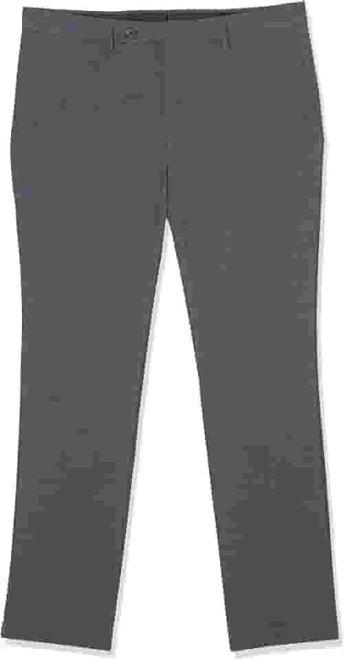 Terno masculino moderno de alto desempenho separado | Terno social masculino |, Carvão sólido, 32W x 30L