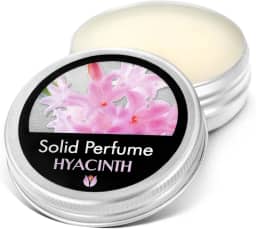 FLOWERLAND Perfume sólido – Perfume portátil de bolso perfeito para uso em viagens – Perfume de fragrância natural para homens e mulheres – natural e vegano – jacinto (30 ml)