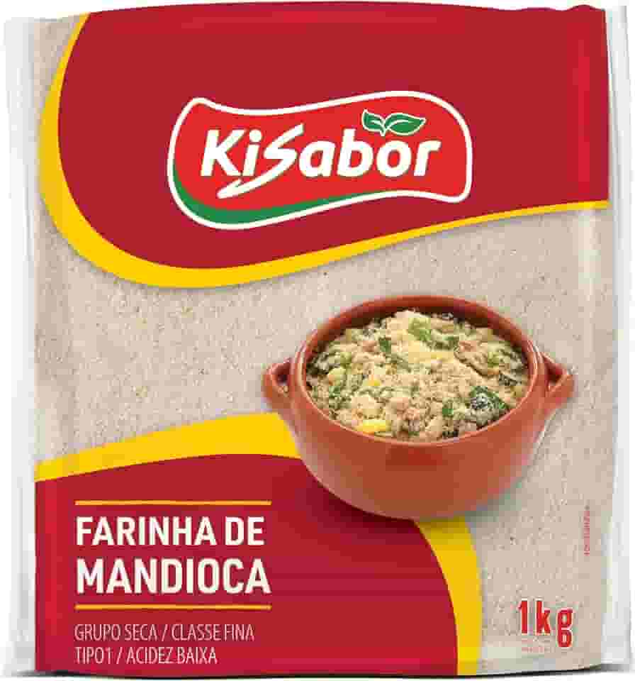KiSabor Farinha De Mandioca Crua Fina Kisabor 1 Kilo