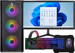 PC Gamer Completo Intel Core I7 3.4GHz 16GB DDR3 SSD 480GB Monitor 19' Kit Gamer - Escolha a placa de vídeo Na falta da Rx 550, será enviado a GTX 750 de 4gb, que é 15% superior a RX 550