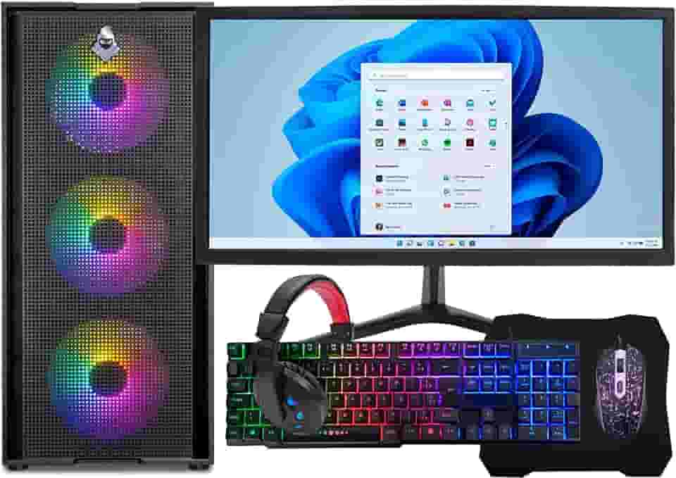 PC Gamer Completo Intel Core I7 3.4GHz 16GB DDR3 SSD 480GB Monitor 19' Kit Gamer - Escolha a placa de vídeo Na falta da Rx 550, será enviado a GTX 750 de 4gb, que é 15% superior a RX 550