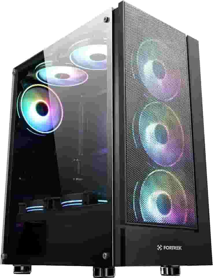 Gabinete Gamer Cruiser Mid Tower Preto RGB Fortrek