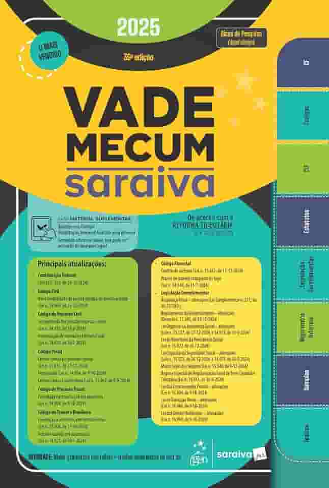 Vade Mecum Saraiva Tradicional - 39ª Edição 2025
