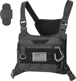 Bolsa de corrida masculina, coldres táticos para pistolas, caça, esportes, caminhadas, atividades ao ar livre, pacote EDC