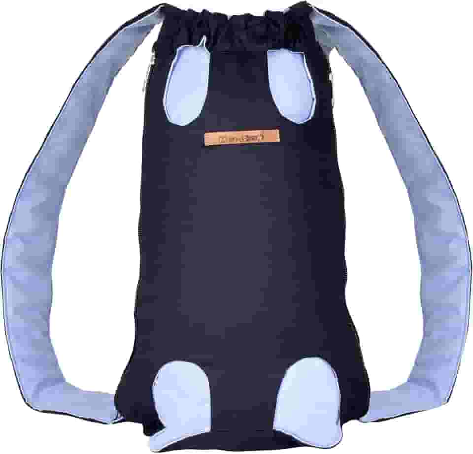 Meu Bicho Mochila Canguru Cães E Gatos - - M - Azul (Circunf (A) 34 Cm - Comp (B) 45 Cm)