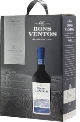 Vinho Tinto Português Quinta de Bons Ventos Regional de Lisboa Bag In Box 3 Litros