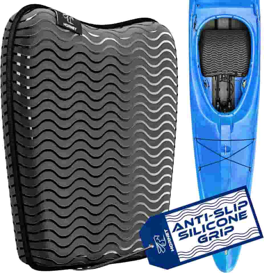 Almofada de assento de caiaque antiderrapante Almofada de assento impermeável ideal para sentar em caiaque, caiaque inflável, canoa e barco. Acessórios de caiaque confortáveis para caiaque de pesca, caiaque oceano, caiaque de pedal e mais