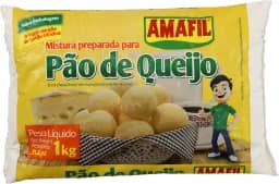 Mistura para Pão de Queijo Amafil Pacote com 1kg
