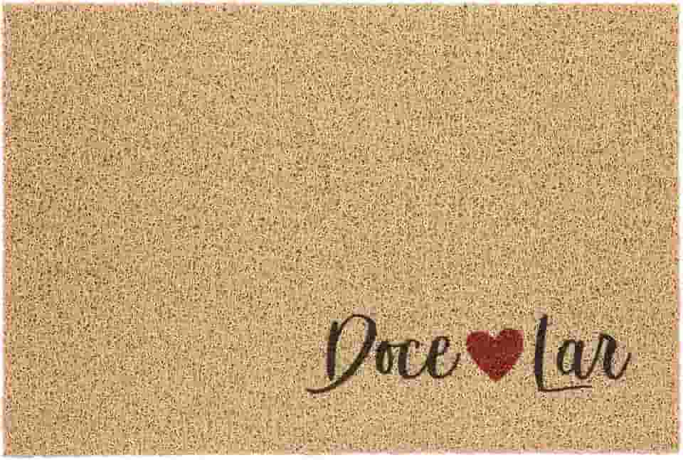 Capacho Vinil Super Print Doce Lar 40cmx60cm Kapazi