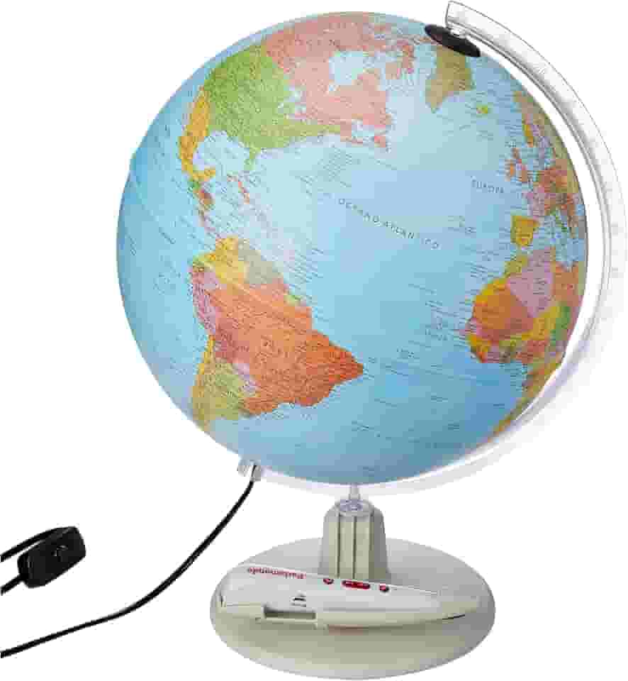 TECNODIDATTICA Globo Terrestre - 30 Cm - Parlamondo, bege