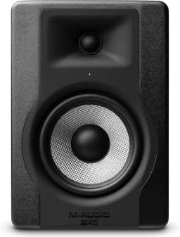 M-Audio BX5 - Alto-falante de monitor de estúdio de 12,7 cm para produção musical e mixagem com controle de espaço acústico, alto-falante ativo bidirecional de 100 W, único, preto