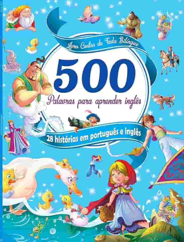 Livro Contos de Fadas Bilíngue: 500 Palavras Para Aprender Inglês