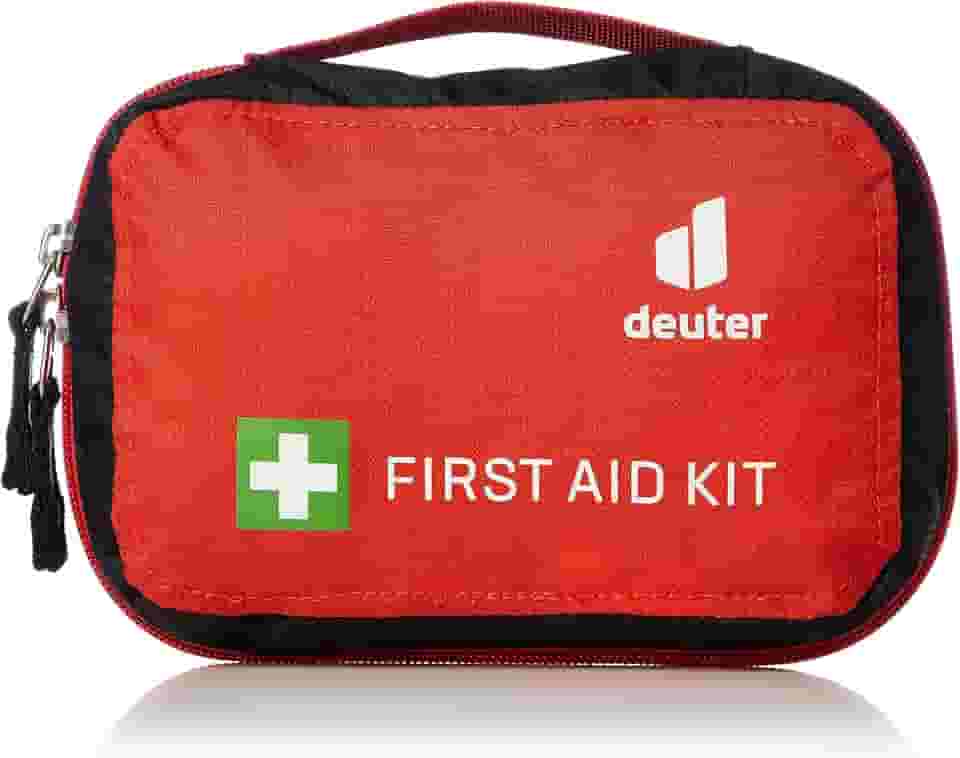 Deuter, Estojo de Primeiros Socorros First Aid Kit, Ideal Para Aventuras, Não Acompanha Medicamentos, Vermelho.