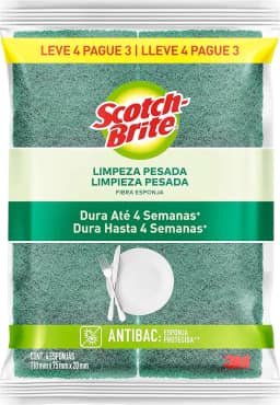 Scotch-Brite, 3M, Esponja Multiuso - Leve 4 Pague 3